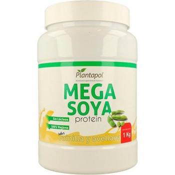 Plantapol Mega Soya Protein 90% Sabor Vainilla y Avellana 1 Kg