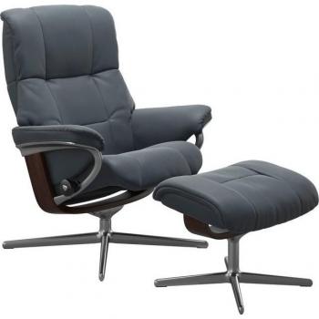 Stressless® Relaxsessel Mayfair, Cross Base, S, M & L, braunes Holz