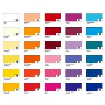 Tekenpapier Folia 50x70, 130 g, 10 couleurs variées