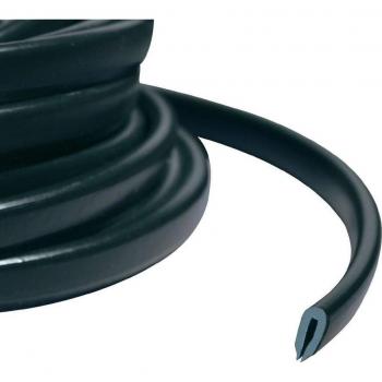 Rittal Profilé de protection 7072.100 PVC noir 10 m