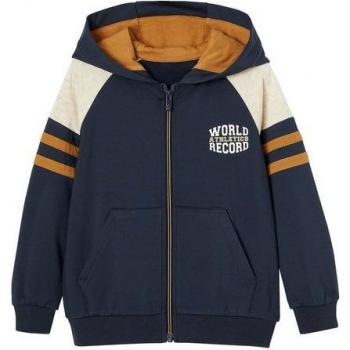 Vertbaut Capuche Sportive Sweat Zippé Manches Raglan Noix de Pécan