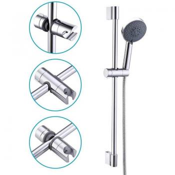 Soporte de Ducha Versátil 20‑25 mm – ABS Cromado