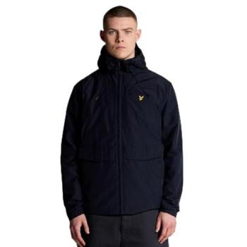 Navy Lyle & Scott Lightweight Hooded Zip Jacket – Size M