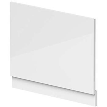 Nuie 700mm End Bath Panel in Gloss White, Plinth Included
