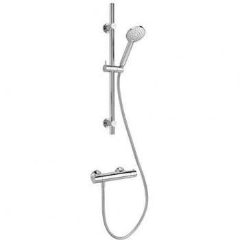 Ondyna – Douche thermostatique soft en finition chromée anti‑calcaire