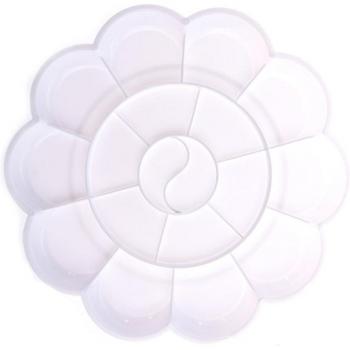 White 18-Cell Mixing Palette for Watercolors