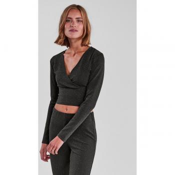 Pieces Top de mujer con manga larga