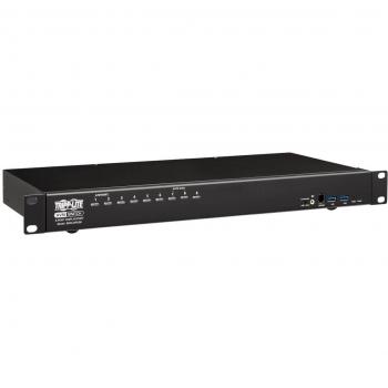 8‑Port 4K 60Hz DisplayPort/USB KVM Switch with Audio/Video, USB Sharing – 1U Rack Mount