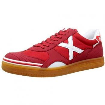 UK Men’s Munich Gresca Red Indoor Soccer Shoes – Size 10.5