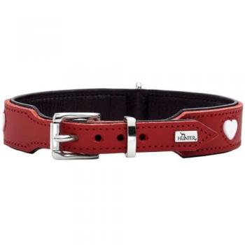 Cane Hunter Love Collare XS 30‑34 cm Rossa e Bianca