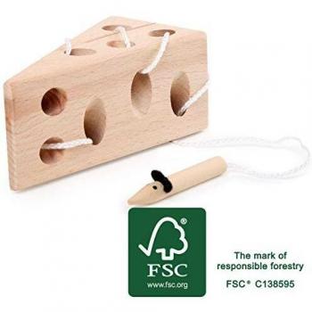 Kiddo’s Cheddar Chase Wooden Puzzle