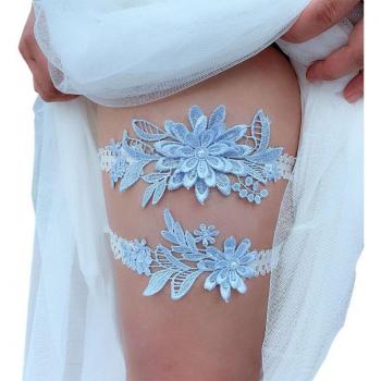 Ceinture de Mariage Boucles et Fleurs