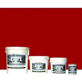 Peinture laque pour sol et mur rouge brique 20 kg