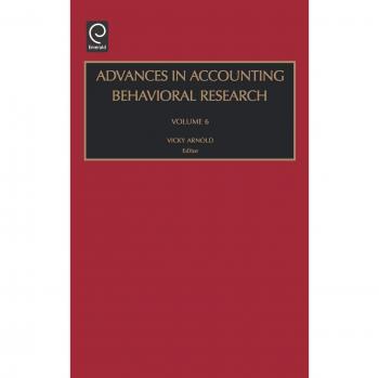 Advances in Accounting Behavioral Research