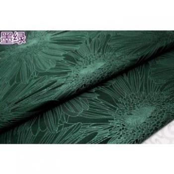 Tela de seda NCF633 azul/verde para proyectos DIY