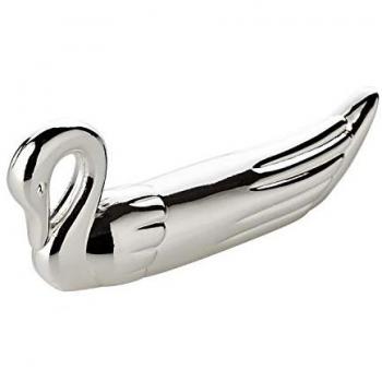 EDZARD Schwan Messerbank, elegantes Besteck-Set, H 3 cm