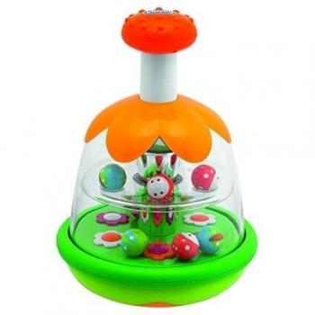 Toupie Magique pour Bébé – Chicco Vert, déveil dès 6 mois, 15×15×23 cm
