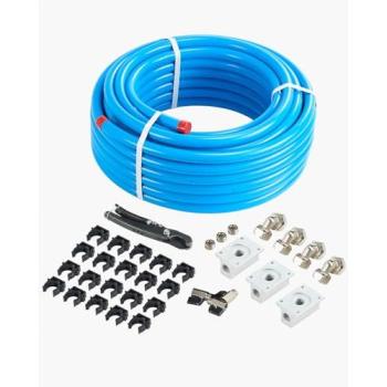 VEVOR 3/4 Compressor Line Tubing Kit – 100 FT, Pressure‑Resistant, Blue