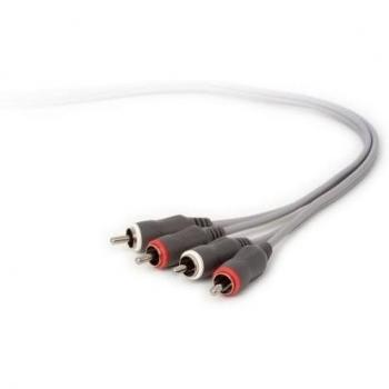 Techlink 640031 cable de audio 1m 2 x RCA Gris