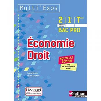 Economie Droit 2e, 1re, Term Bac Pro Multi' Exos : i-Manuel