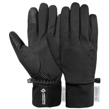 Reusch Skihandschuhe Tromso Windstopper Touch-TEC – Unifarben, Schwarz, Größe 11 – Herren