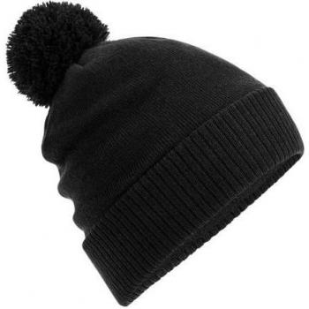 Gorro Beechfield Snowstar One Size negro repelente de agua