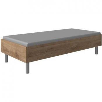 Bett WIMEX Easy – 90 x 200 cm, 26 cm Rahmenhöhe, 46 cm Betthöhe, ohne Matratze, frei im Raum stellbar
