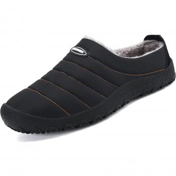 Zapatillas Suaves de Algodón Saguaro para Casa, Negro 37