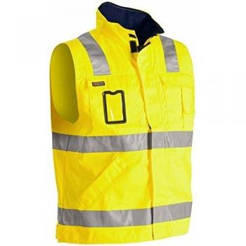 BLAKLADER Chaleco Sin Mangas 8505 Luminoso Amarillo