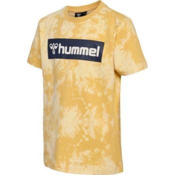 Hummel Youth T-Shirt “Jump AOP” – 4‑Year‑Old, Ochre 104 cm