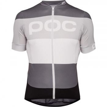 POC Essential Road Logo Trikot, Unisex Erwachsene M Grau