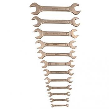 KS Tools Maulschlüssel BRONZEplus (12 St), Doppelmaulschlüssel-Satz 12-teilig
