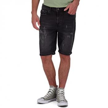 Herren Jeansshorts Alife & Kickin MorganAK DNM A in Schwarz