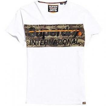 Pannello Mimetico T-Shirt Superdry S Bianco