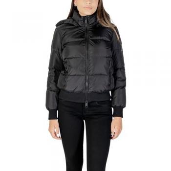 Armani Exchange Winter Collection XL Black Down Coat – Feminine Modern Design