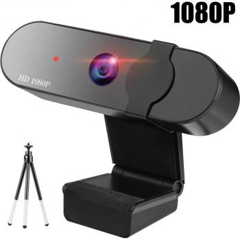 Caméra d'Ordinateur Portable avec Microphone, Full HD 1080P
