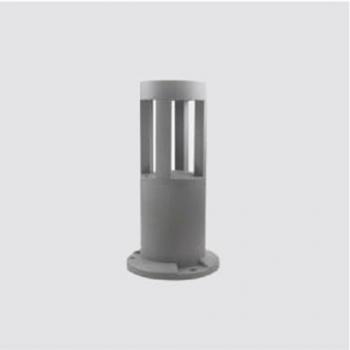Lampada “Segnapasso” Terrestre – Grigio Giardino, Ip65, 12W, Alluminio e Vetro