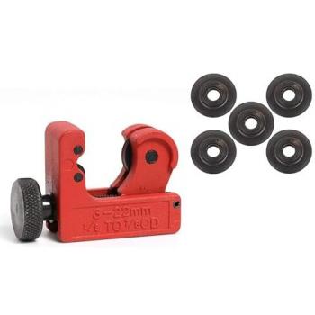 Rothenberger Industrial Minicut 6‑22 mm, kit coupe-tubes + roue de remplacement