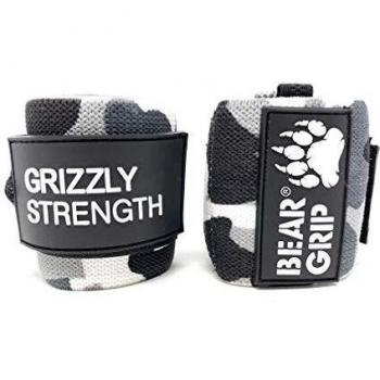 BEAR GRIP Premium Heavy Duty 24 Powerlifting Wrist Wraps