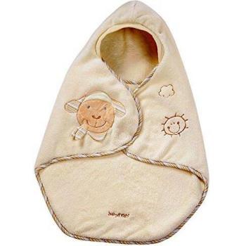 Fehn 396485 Schafbaby-Einschlagdecke BabyLOVE