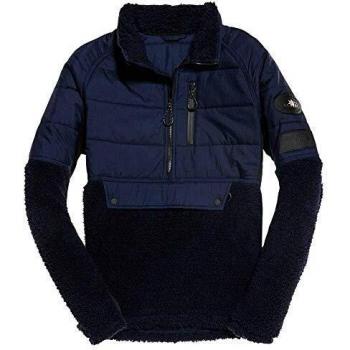 Blizzard Midlayer Fleece mit Reißverschluss, Damen, Superdry, Vortex Marineblau, Größe L