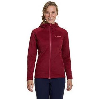 Berghaus Taagan Femme Blouson en polyester molletonné – couleur rhubarbe, 10 XL