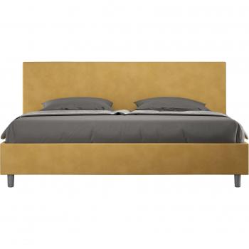 Microfibra Ocre Adele: Cama Matrimonial 190x200 sin Somier