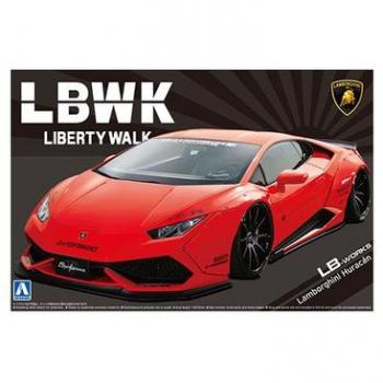 Aoshima Liberty Walk Series LB Works Lamborghini Huracán 1:24 No.15 Ver.1 Red Edition