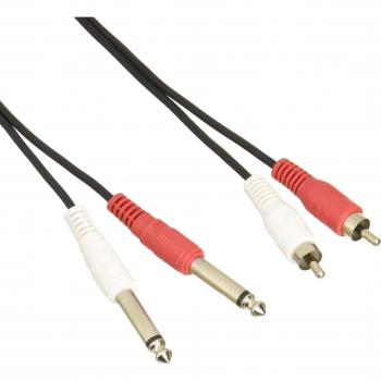 Black 1.5 m RCA Mono Phone Cable – Kiktani Tech 2CH Line