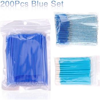 200Pcs Cosmetic Spoolie Brushes