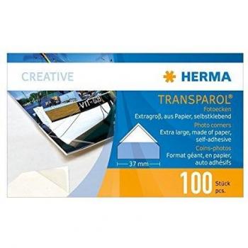 HERMA Extra Large Photo Corners 100 Pcs