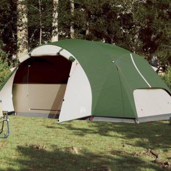 Tienda Familiar Crossvent para 8 Personas Impermeable Color Azul, Gris y Naranja