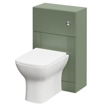 Avant 500 mm Toilet with Kingston Rimless Back‑to‑Wall Pan & Soft‑Close Seat (Satin Green)