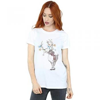 Sven & Olaf Winterkerst Katoenen T‑shirt – Disney Licentie